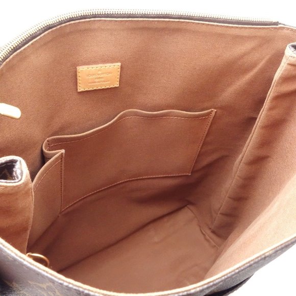Louis Vuitton Beaubourg Tote Monogram Handbag Brown - Picture 7 of 7